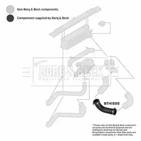 BORG & BECK bth1555 -  Трубка нагнетаемого воздуха